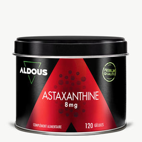 Boîte de Astaxanthine Aldous en vue frontale