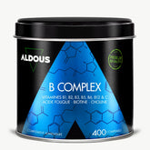 Boîte de Complexe Vitamines B et C Aldous en vue frontale