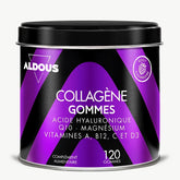 Boîte de Collagène hydrolysé en gummies Aldous en vue frontale