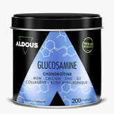 Boîte de Glucosamine Chondroïtine MSM Aldous en vue frontale