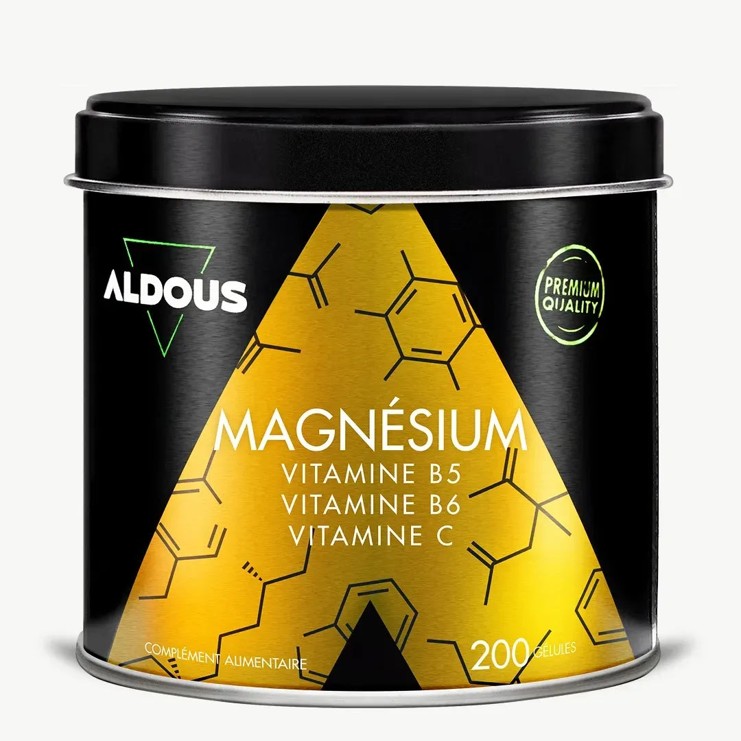 Citrate de Magnésium avec Vitamine C, B5 et B6