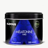 Boîte de Mélatonine pure Aldous en vue frontale