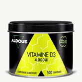 Boîte de Vitamine D3 Aldous en vue frontale