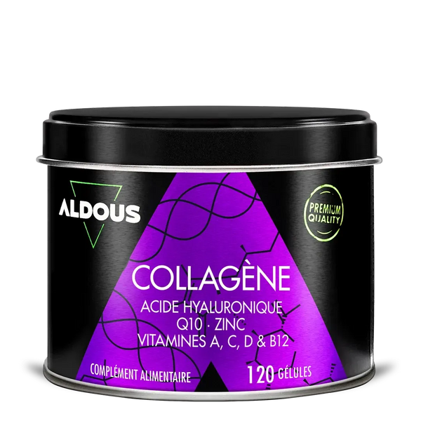 Collagène Hydrolysé avec Acide Hyaluronique, Coenzyme Q10, Zinc et Vitamines