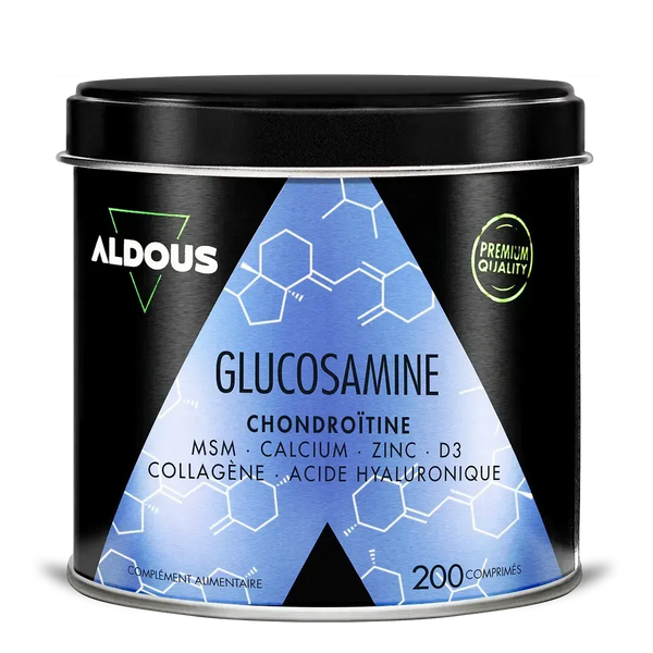 Glucosamine avec Chondroïtine, MSM, Vitamines et Minéraux