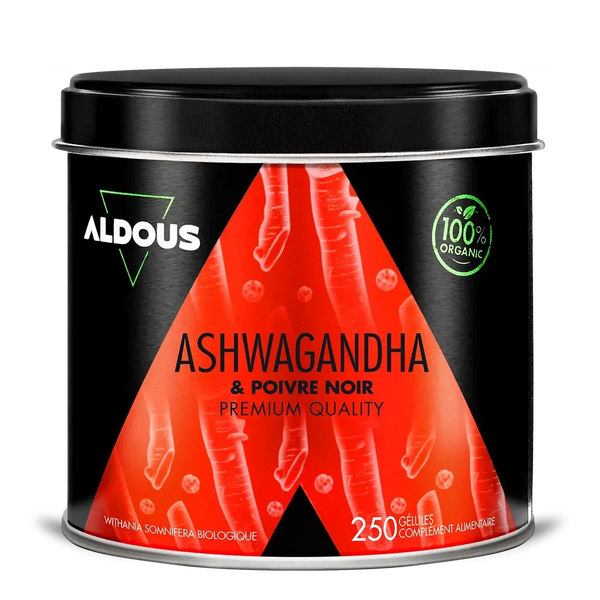 Ashwagandha avec Poivre Noir Bio