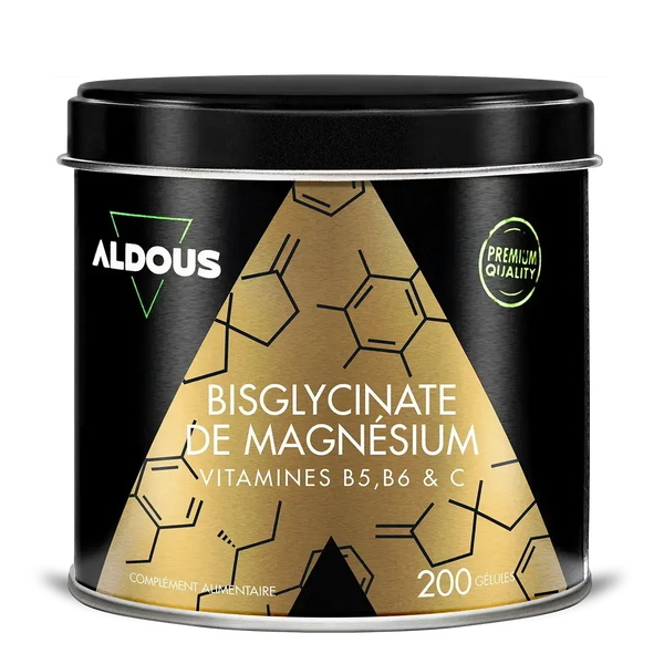 Bisglycinate de Magnésium avec Vitamine B5, B6 et C