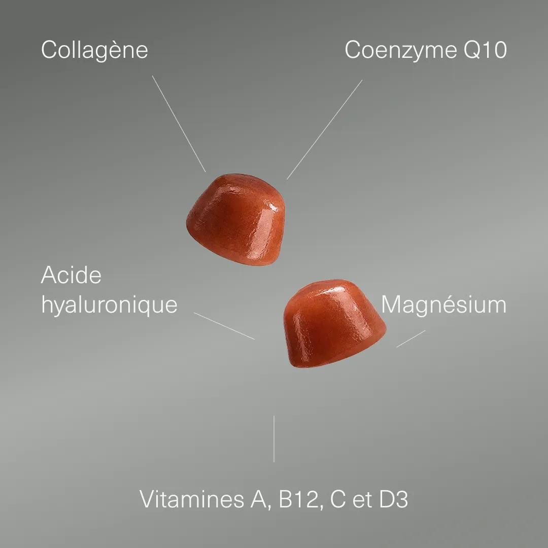 Actifs et formule de Collagène hydrolysé en gummies Aldous