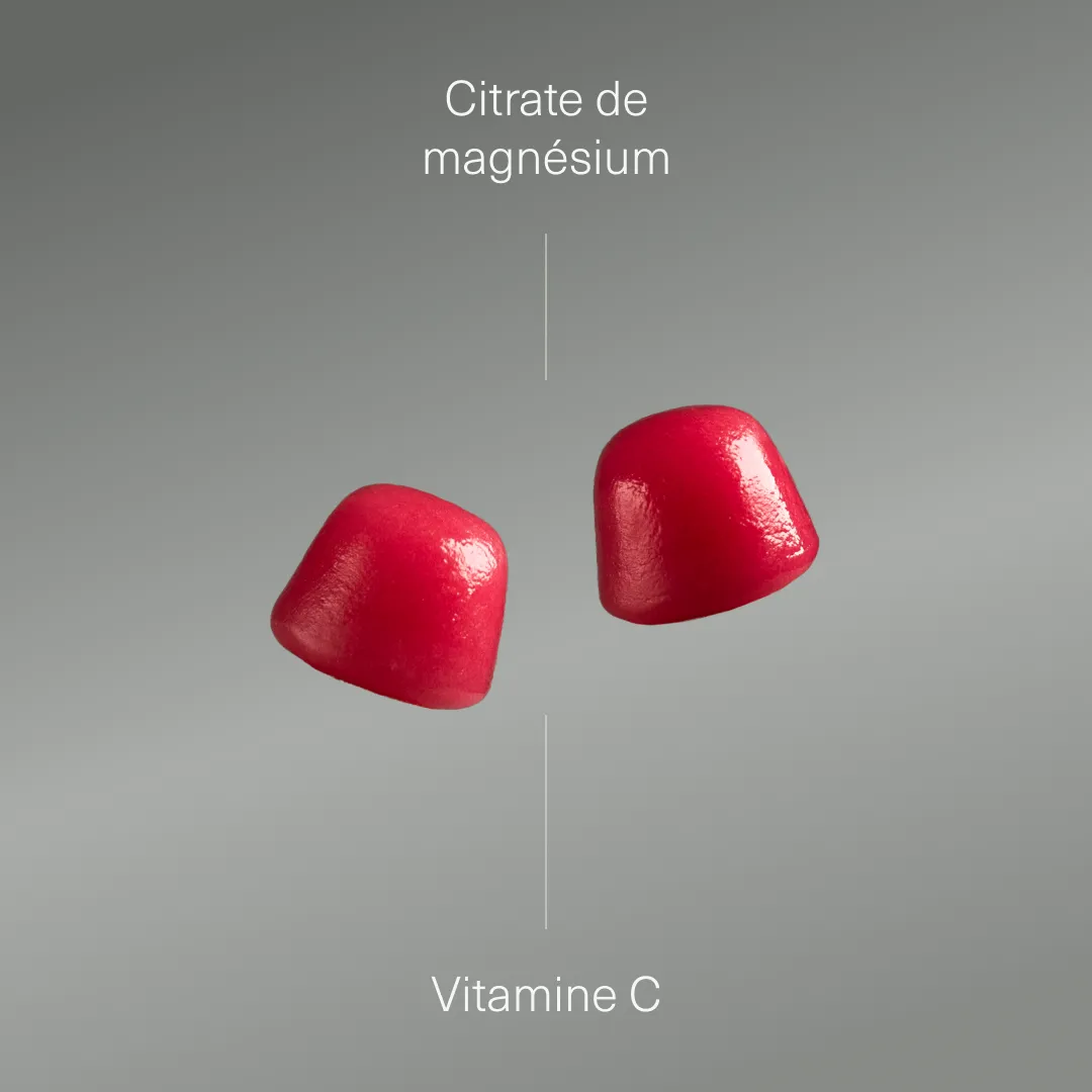 Actifs et formule de Magnésium en gummies Aldous