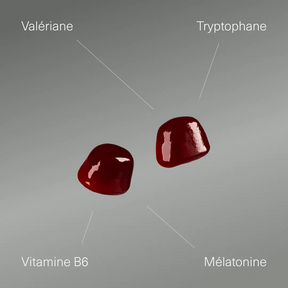 Actifs et formule de Mélatonine en gummies Aldous