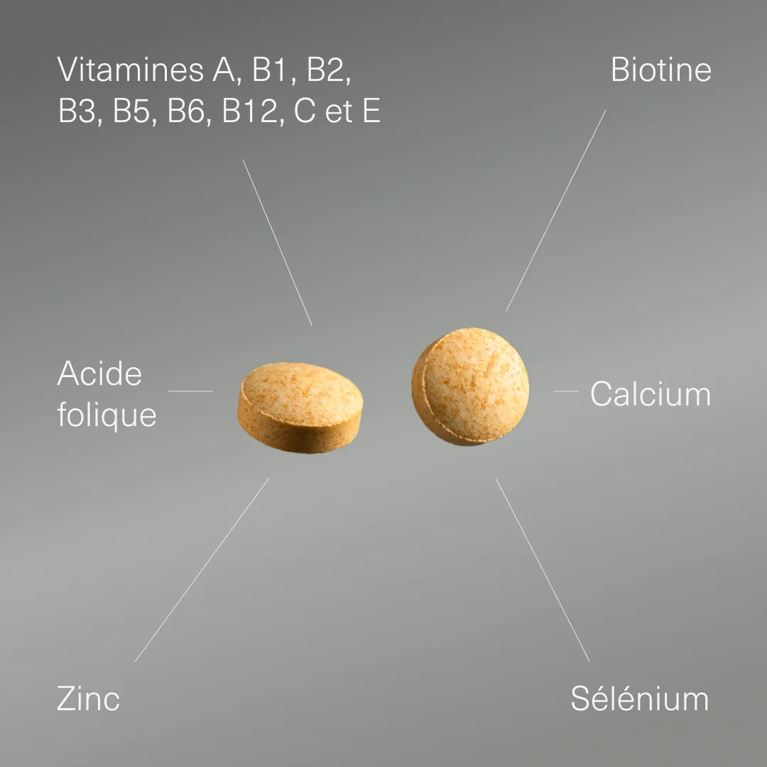 Actifs et formule de Multivitamines Aldous