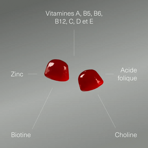 Actifs et formule de Multivitamines en gummies Aldous