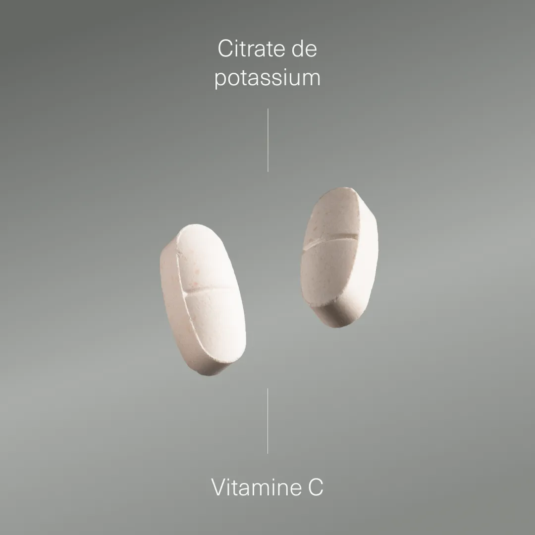 Actifs et formule de Potassium avec vitamine C Aldous