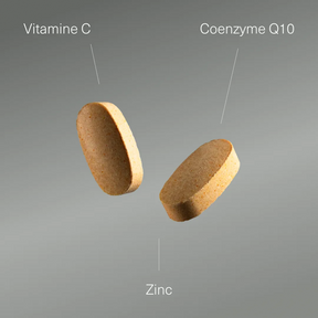 Actifs et formule de Vitamine C avec zinc et Q10 Aldous