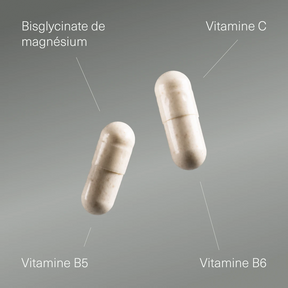 Bisglycinate de Magnésium avec Vitamine B5, B6 et C
