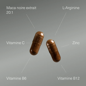 Actifs et formule de Maca noire avec L-Arginine Aldous