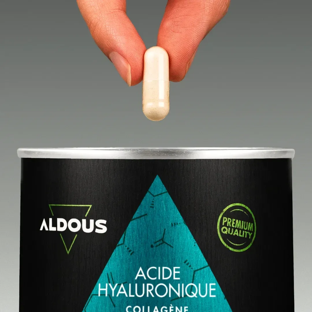 Prise de Acide hyaluronique et collagène Aldous avec dose du complément
