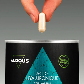Prise de Acide hyaluronique et collagène Aldous avec dose du complément