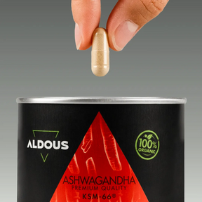 Prise de Ashwagandha KSM-66 Bio Aldous avec dose du complément