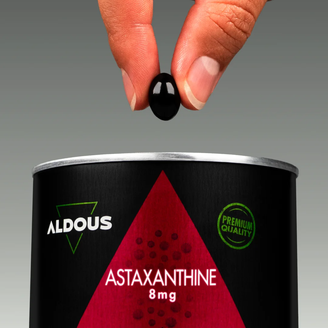 Prise de Astaxanthine Aldous avec dose du complément
