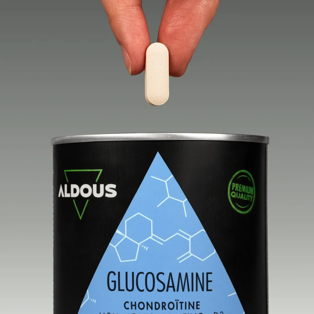 Prise de Glucosamine Chondroïtine MSM Aldous avec dose du complément