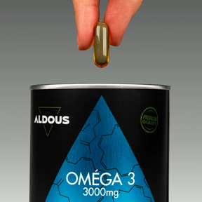 Prise de Oméga 3 Aldous avec dose du complément