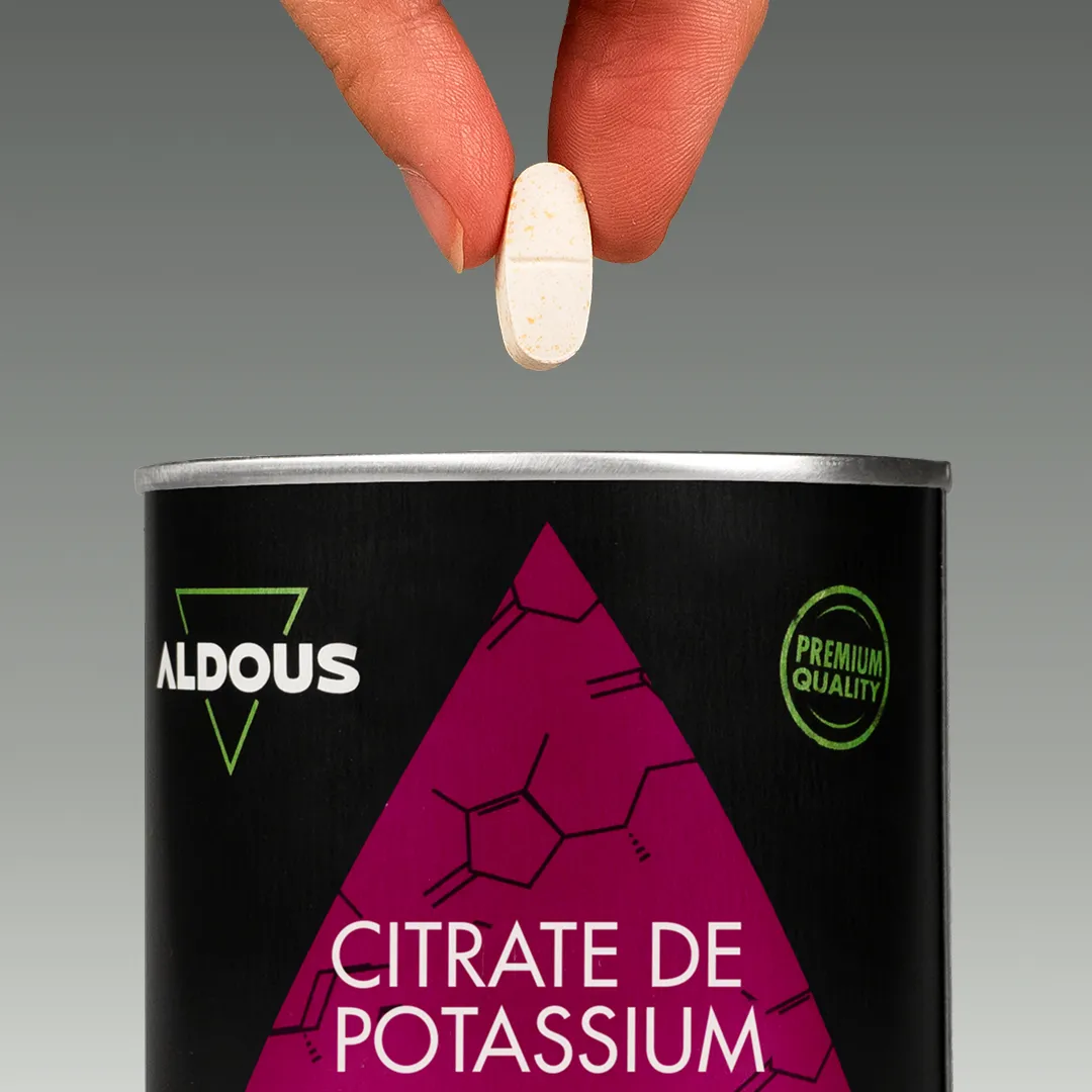 Prise de Potassium avec vitamine C Aldous avec dose du complément