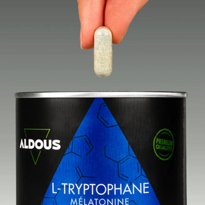 Prise de Tryptophane mélatonine magnésium Aldous avec dose du complément