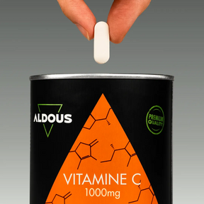 Prise de Vitamine C pure Aldous avec dose du complément