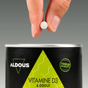 Prise de Vitamine D3 Aldous avec dose du complément