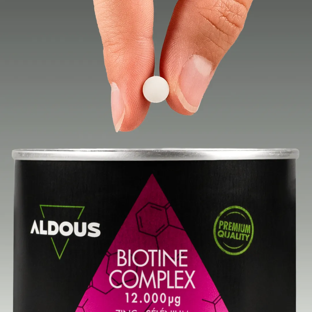 Prise de Biotine avec zinc et sélénium Aldous avec dose du complément