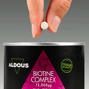 Prise de Biotine avec zinc et sélénium Aldous avec dose du complément