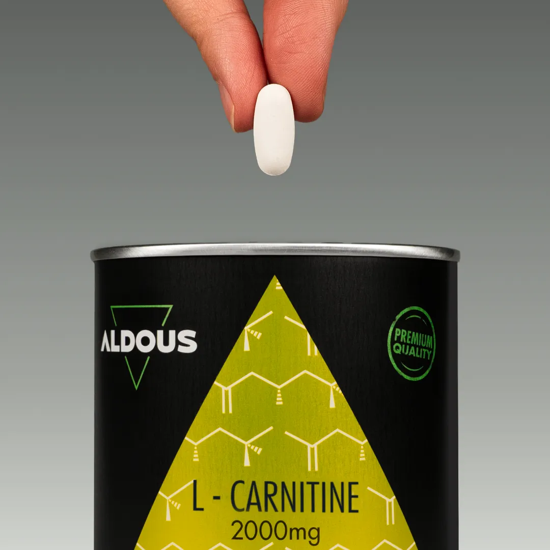 Prise de L-Carnitine Aldous avec dose du complément
