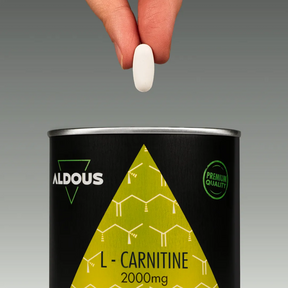 Prise de L-Carnitine Aldous avec dose du complément