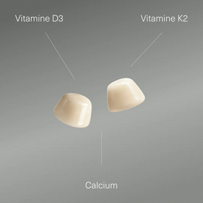 Actifs et formule de D3K2 + Calcium en gummies Aldous