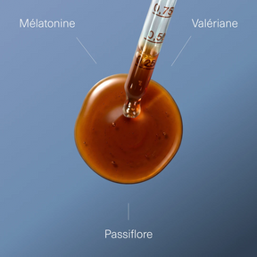 Actifs et formule de Mélatonine liquide Aldous