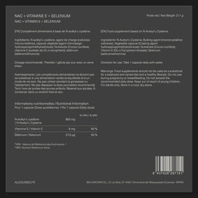 NAC avec Sélénium et Vitamine E