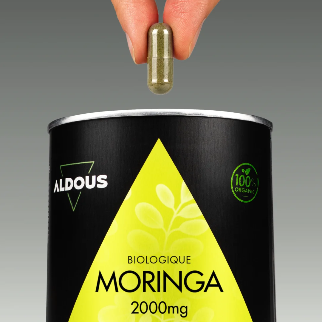 Prise de Moringa Bio Aldous avec dose du complément