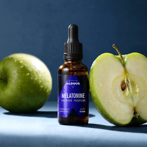 Boîte ouverte de Mélatonine liquide Aldous