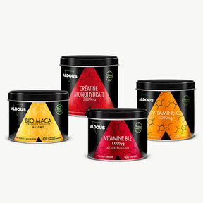 Pack Énergie Aldous avec sélection de compléments alimentaires
