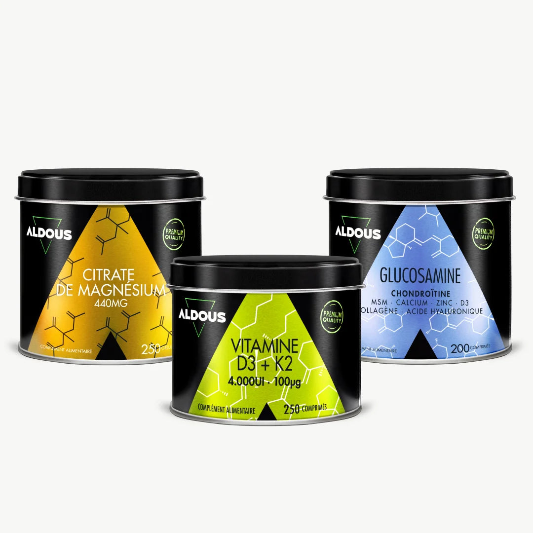 Pack Os Aldous avec sélection de compléments alimentaires