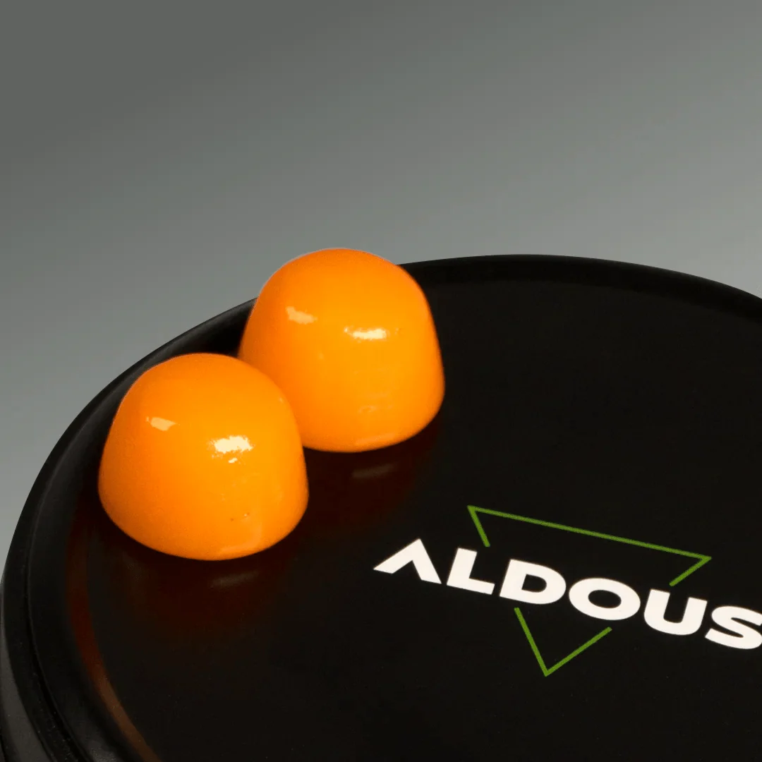 Détail du format de Curcuma avec probiotiques en gummies Aldous