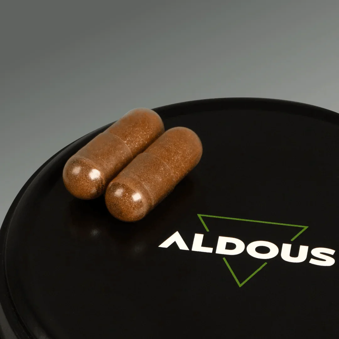 Détail du format de Maca noire avec L-Arginine Aldous