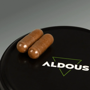 Détail du format de Maca noire avec L-Arginine Aldous