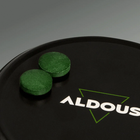 Détail du format de Spiruline et chlorella bio Aldous