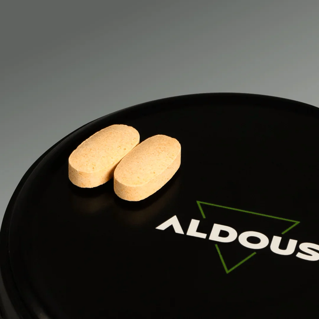 Détail du format de Vitamine C avec zinc et Q10 Aldous